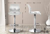 2er Set Barhocker Gilbert Kunststoff weiß 2er Set Barhocker Gilbert Kunststoff weiß
