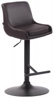 Barhocker Club Kunstleder schwarz braun Barhocker Club Kunstleder schwarz braun