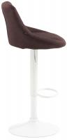 Barhocker Lazio Stoff weiß braun Barhocker Lazio Stoff weiß braun