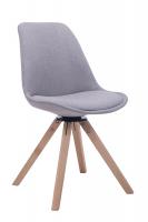 Besucherstuhl Troyes Stoff Square natura (eiche) grau Besucherstuhl Troyes Stoff Square natura (eiche) grau