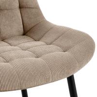 Esszimmerstuhl Sardna Cord taupe Esszimmerstuhl Sardna Cord taupe