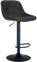 Barhocker Loft Stoff schwarz Barhocker Loft Stoff schwarz