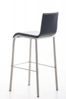 Barhocker Avola Leder Flach E78 schwarz Barhocker Avola Leder Flach E78 schwarz