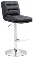 Barhocker Damar Kunstleder chrom schwarz 