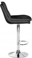 Barhocker Laurel Kunstleder chrom schwarz 