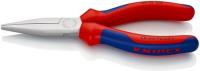 Langbeckzange Gesamt-L.160mm Kopf pol.halbrd.Mehrkomp.-Hüllen KNIPEX