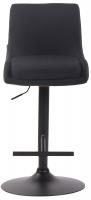 Barhocker Club Stoff schwarz schwarz Barhocker Club Stoff schwarz schwarz