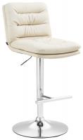 Barhocker Damar Kunstleder chrom creme Barhocker Damar Kunstleder chrom creme