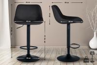 Barhocker Loft Samt schwarz Barhocker Loft Samt schwarz