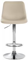 2er Set Barhocker Divo Kunstleder chrom creme 2er Set Barhocker Divo Kunstleder chrom creme