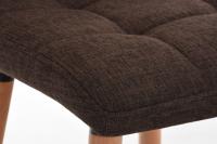 Barhocker Lincoln Stoff braun Barhocker Lincoln Stoff braun