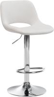 Barhocker Camden Samt chrom creme Barhocker Camden Samt chrom creme