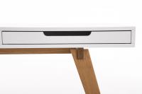Schreibtisch Porto 110 cm weiß 
