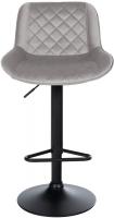 Barhocker Kasson Samt grau Barhocker Kasson Samt grau