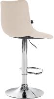Barhocker Jerry Samt chrom creme Barhocker Jerry Samt chrom creme