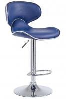 Barhocker Las Vegas V2 chrom blau Barhocker Las Vegas V2 chrom blau