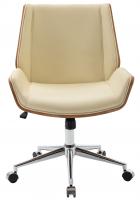 Bürostuhl Zwolle Kunstleder walnuss/creme Bürostuhl Zwolle Kunstleder walnuss/creme