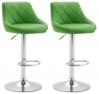 2er Set Barhocker Lazio Kunstleder grün 2er Set Barhocker Lazio Kunstleder grün