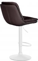 Barhocker Laurel Kunstleder weiß braun Barhocker Laurel Kunstleder weiß braun