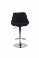2er Set Barhocker Lazio Stoff schwarz 2er Set Barhocker Lazio Stoff schwarz