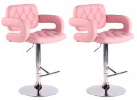 2er Set Barhocker Dublin pink 2er Set Barhocker Dublin pink