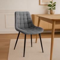 Esszimmerstuhl Sardna Cord grau Esszimmerstuhl Sardna Cord grau