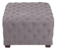 Sitzhocker Nimes Stoff grau 