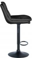 Barhocker Laurel Kunstleder schwarz schwarz 