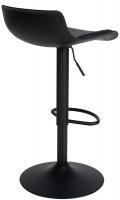 Barhocker Aveiro Kunstleder schwarz 