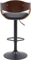2er Set Barhocker Kingston B Kunstleder walnuss/schwarz 2er Set Barhocker Kingston B Kunstleder walnuss/schwarz