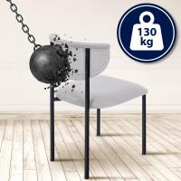 Besucherstuhl Gambell Samt grau Besucherstuhl Gambell Samt grau