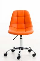Bürostuhl Emil Kunstleder orange Bürostuhl Emil Kunstleder orange