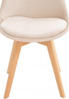 4er Set Stuhl Linares Samt beige 4er Set Stuhl Linares Samt beige