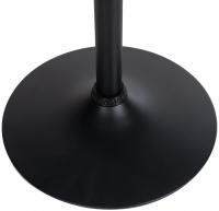 Stehtisch rund schwarz/schwarz 