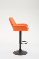 Barhocker Braga Kunstleder orange Barhocker Braga Kunstleder orange