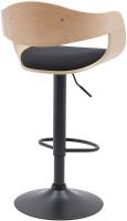 Barhocker Kingston B Stoff natura/schwarz Barhocker Kingston B Stoff natura/schwarz