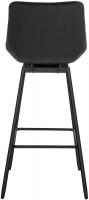 Barhocker Weston Schwenkbar Samt schwarz Barhocker Weston Schwenkbar Samt schwarz