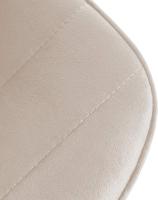 Barhocker Lex Samt Chrom creme Barhocker Lex Samt Chrom creme