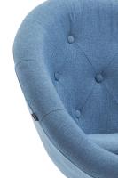Barhocker London V2 Stoff schwarz blau Barhocker London V2 Stoff schwarz blau