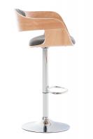 Barhocker Kingston Stoff natura/hellgrau 