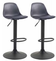 2er Set Barhocker Kiel Kunststoff schwarz schwarz 2er Set Barhocker Kiel Kunststoff schwarz schwarz