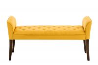 Chaiselongue Cleopatra, antik-dunkel gelb Chaiselongue Cleopatra, antik-dunkel gelb