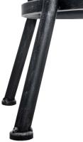 2er Set Barhocker Pino, Holz antik silber 2er Set Barhocker Pino, Holz antik silber
