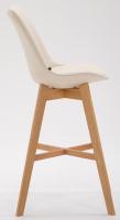 2er Set Barhocker Cannes Kunstleder natura creme 2er Set Barhocker Cannes Kunstleder natura creme
