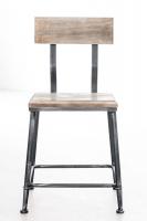 Bistrostuhl Queens, Holz antik silber 