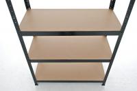 Lagerregal 90x40x180 cm schwarz Lagerregal 90x40x180 cm schwarz