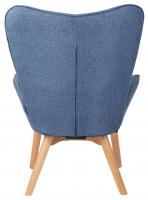 Lounger Durham Stoff blau 