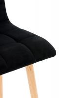 Barhocker Lincoln Samt schwarz Barhocker Lincoln Samt schwarz