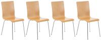 4er Set Besucherstuhl Pepe natura 4er Set Besucherstuhl Pepe natura
