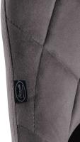 2er Set Barhocker Lazio Samt chrom grau 2er Set Barhocker Lazio Samt chrom grau